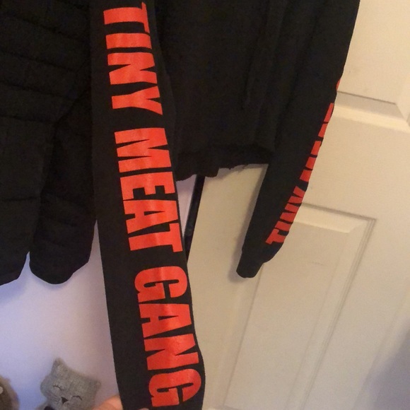Tiny Meat Gang Cropped Hoodie - Picture 3 of 7